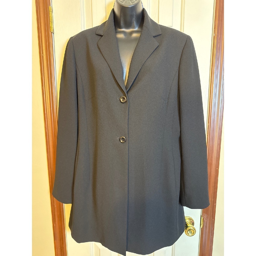 Nine & Company Blazer Business Career Office Black‎ Jacket Size 12